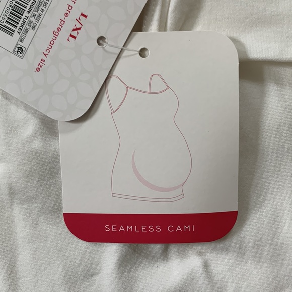 NWT Isabel Maternity Cami + Old Navy Striped 3/4 Sleeve Maternity Top - Picture 9 of 17